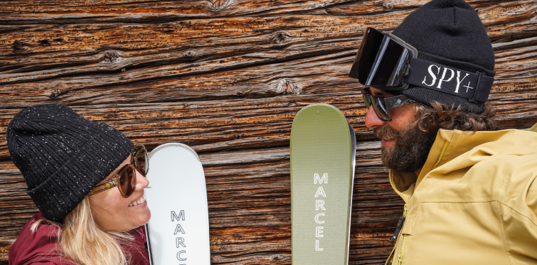 le ski artisanal en bois marcel livet